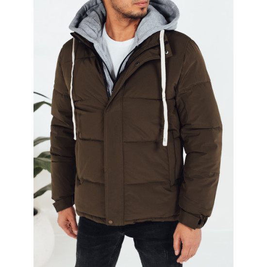 Vyriška tamsiai ruda žieminė striukė Blaze