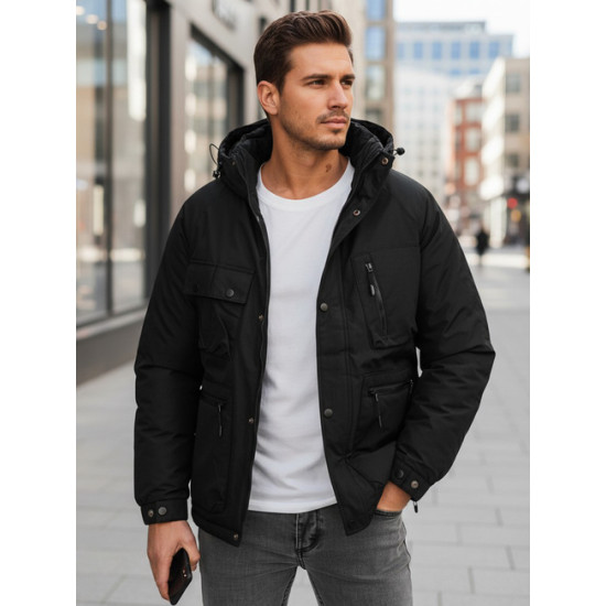 Vyriška juoda striukė Coper