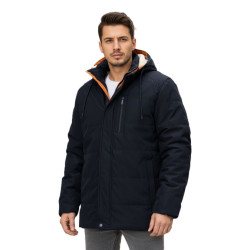 Vyriška tamsiai mėlyna žieminė striukė Nordic