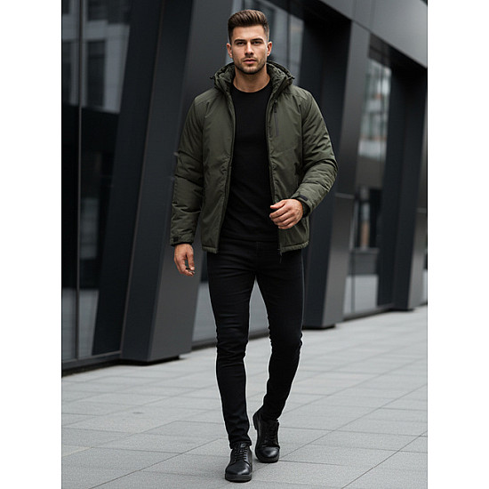Men's khaki Falcon ski jacket
