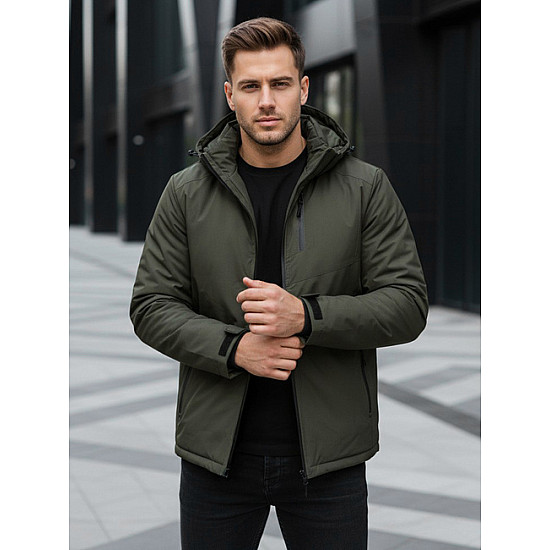 Men's khaki Falcon ski jacket