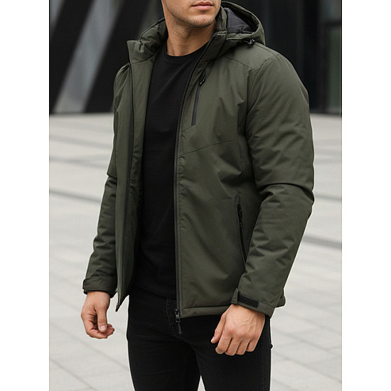 Men's khaki Falcon ski jacket