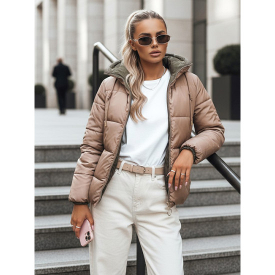 Women's brown/green reversible jacket Victoria Women's jackets