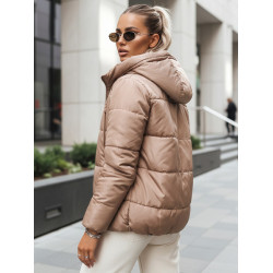 Moteriška ruda/žalia dvipusė striukė Victoria