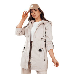 Šviesiai pilka moteriška striukė Moli