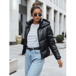 Moteriška pereinamojo sezono juoda striukė Lola