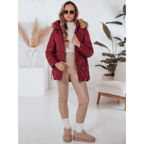 Moteriška bordo žieminė striukė Lumor