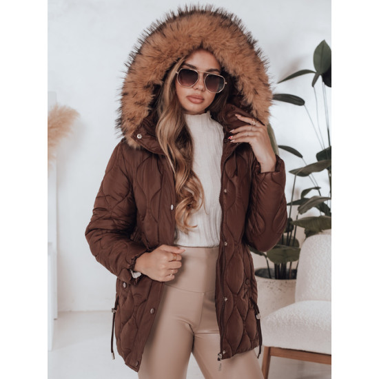 Moteriška ruda žieminė striukė Lumor