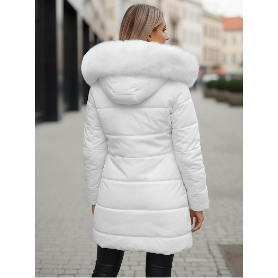 Moteriška baltos spalvos paltas Stel JS/16M9099/281Z