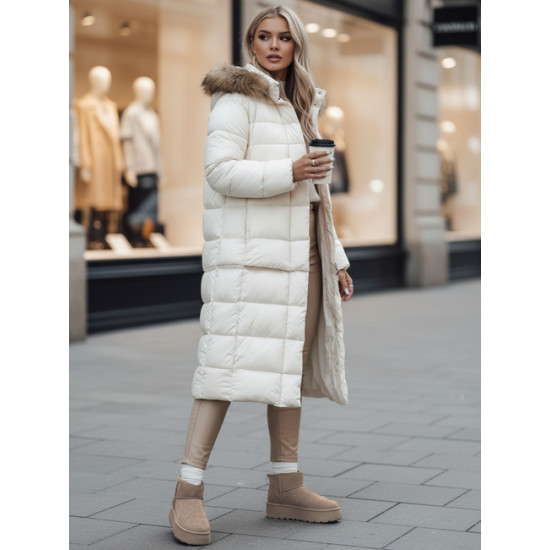 Moteriška žieminė balta striukė Crom