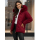 Moteriška bordo žieminė striukė su gobtuvu Levi
