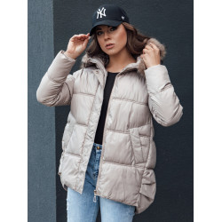 Moteriška rusva striukė su gobtuvu Stela