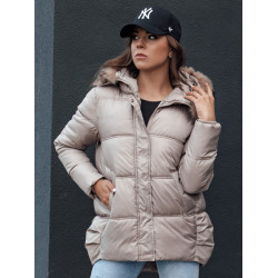 Moteriška rusva striukė su gobtuvu Stela