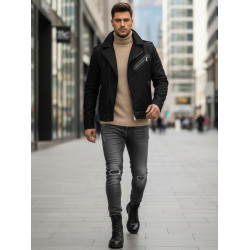 Vyriška žieminė juoda striukė City line