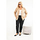 Women's Taupe Velvet Jacket