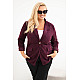 Women's Purple Velvet Jacket