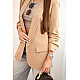 Florita Women's Light Brown Blazer
