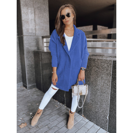 Moteriškas mėlynas paltas Rita Moteriškos striukės