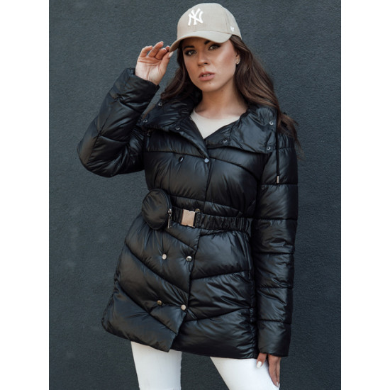 Moteriška juoda striukė Bloom