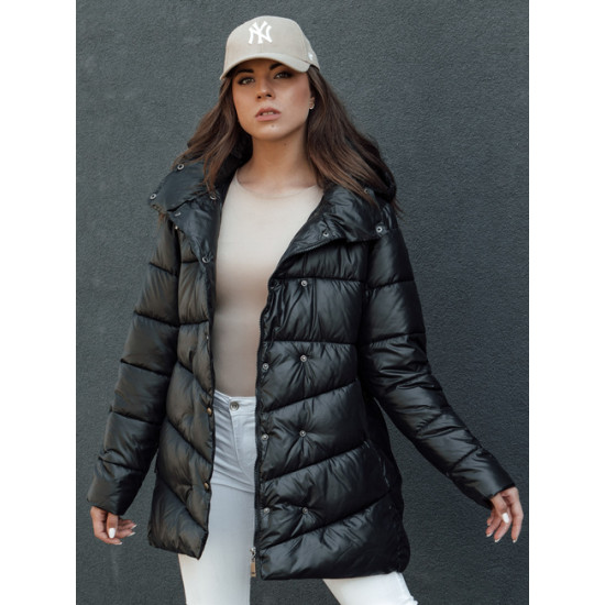 Moteriška juoda striukė Bloom