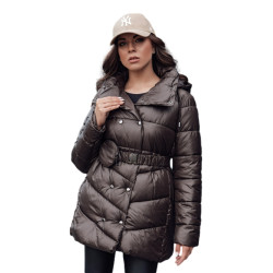 Moteriška tamsiai ruda striukė Bloom