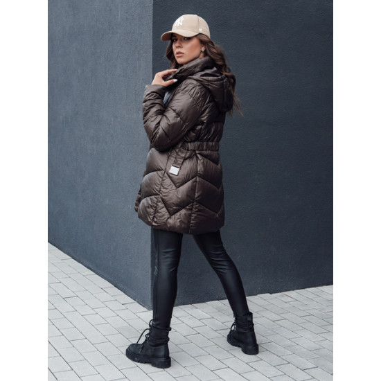 Moteriška tamsiai ruda striukė Bloom