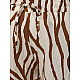 Sieviešu brūni/baltie šorti „Zebra“