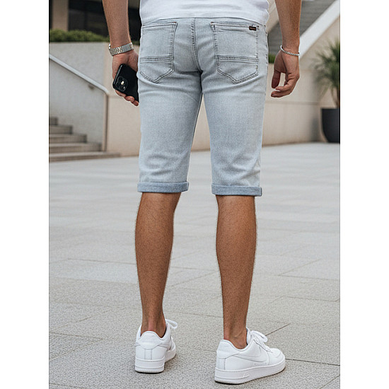 Vyriški mėlyni džinsiniai šortai Comfort