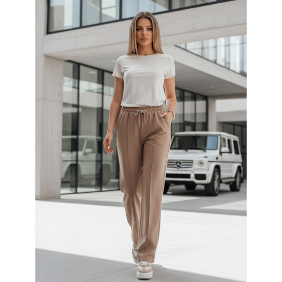 Moteriškos rudos sportinės kelnės Dress