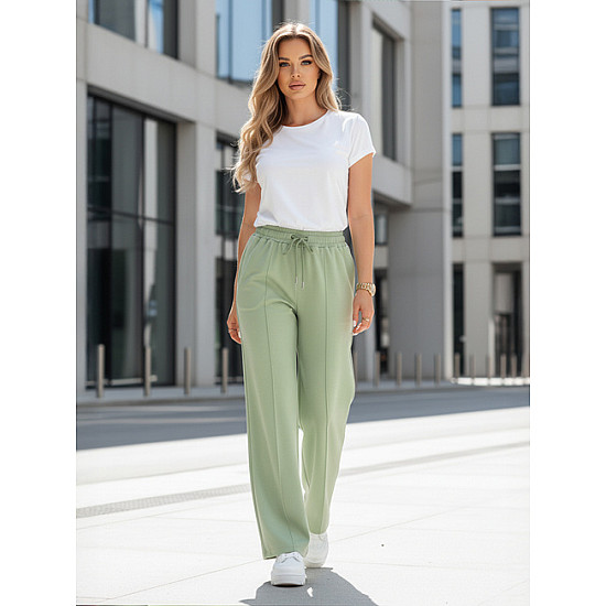 Moteriškos žalios sportinės kelnės Dress