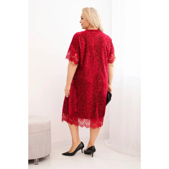 Moteriška bordo spalvos suknelė Angelo