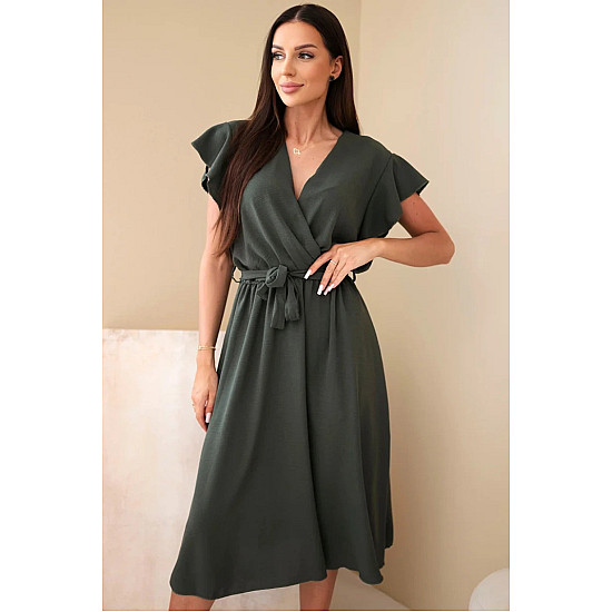 Larisa naiste khaki kleit