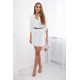 Women's White Dress with a Belt by Golden