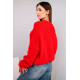 Women's red jumper Fango
