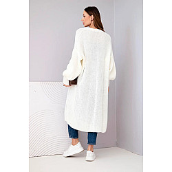 Naisten valkoinen karding-takki, malli Lemon