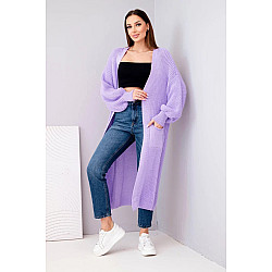 Moteriškas šviesiai violetinis kardingas Lemon