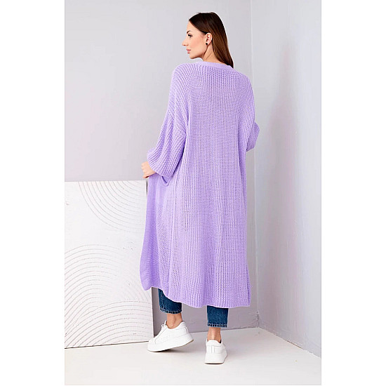 Moteriškas šviesiai violetinis kardingas Lemon