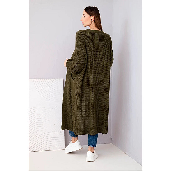 Naisten khaki-värinen kardigan Lemon
