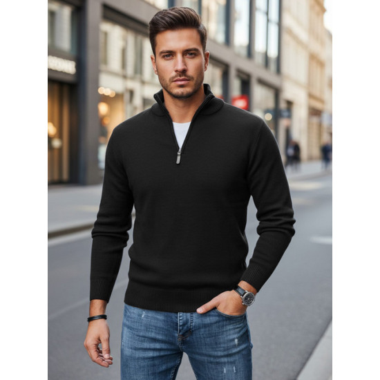 Vyriškas juodas megztinis Monar