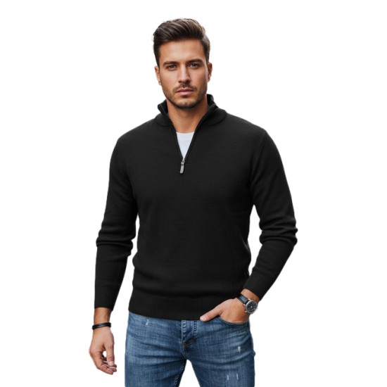 Vyriškas juodas megztinis Monar