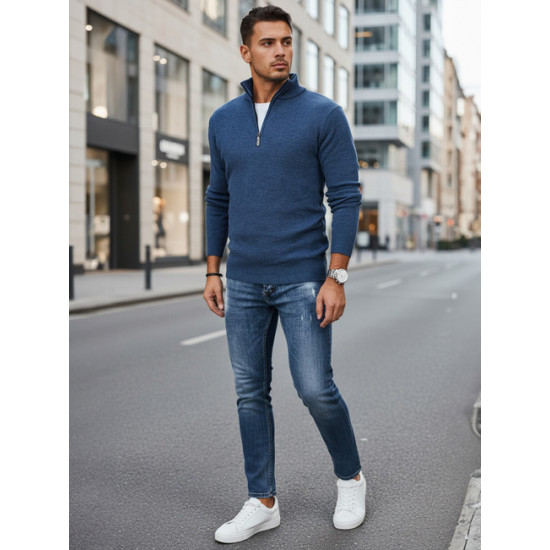 Vyriškas mėlynas megztinis Monar