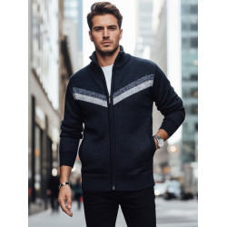 Vyriškas tamsiai mėlynas megztinis Garner