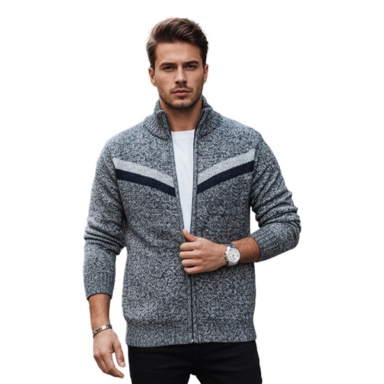 Vyriškas pilkas megztinis Garner