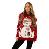 Women's red Christmas jumper Snowman