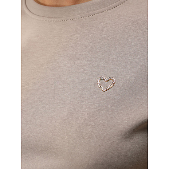 Naisten tummanruskea setti Heart