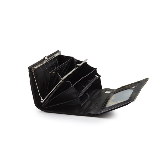 Moteriška juoda piniginė Nicol