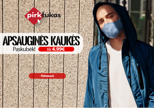 Apsauginės veido kaukės nuo Covid-19