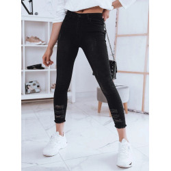 Juodi moteriški džinsai Karlin