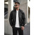 Men's Black Leather Jacket City