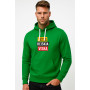 Men's green hooded sweatshirt Daddy means everything